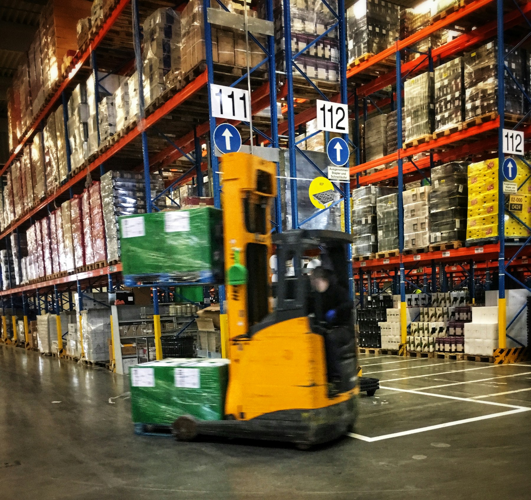 Warehouse inventory and forklift operations